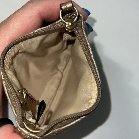 Coach Signature C Coin Purse with Metallic Good Trim - Picture 11 of 15